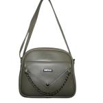 ANIJU ENTERPRISESWomen Olive Green PU Leather Handbag for Girls & Ladies