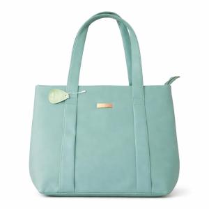 Mint Green Classic Tote Bag | Stylish Women’s Daily Use Handbag