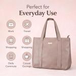 Classic Taupe Tote Bag for Women | Versatile Everyday Shoulder Bag