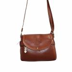 Brown Crossbody Bag for Women Stylish Sling Bag with Front Pocket Design
