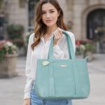 Mint Green Classic Tote Bag | Stylish Women’s Daily Use Handbag
