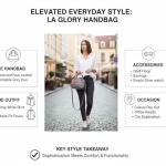 Women’s Small Grey Handbag with Sling Strap – Mini Everyday Shoulder Bag