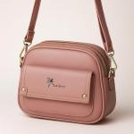 Women’s Small Dark Red Sling Handbag with Top Handles – Lightweight Daily Purse