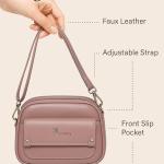 Women’s Small Dark Red Sling Handbag with Top Handles – Lightweight Daily Purse