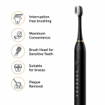Electric Toothbrush for Adults | Sonic Toothbrush with 6 Cleaning Modes | Rechargeable with 60-Day Battery Backup | 4 Brush Heads | IPX7 Waterproof Automatic Tooth Brush (Multi Color)