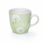 Ceramic Tea Mug & Bowl Gift Set (6 Tea Mugs + 2 Ceramic Bowls) Premium Quality Tea Cup Set for Home Kitchen Office Stylish Tea Coffee Serving Set with Gift Box | Green
