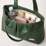 Women’s Sky Blue Soft PU Leather Shoulder Tote Bag with Double Handles, Spacious Handbag for Daily Use, Office, Travel & Casual Wear (Tote-Green)