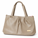 Women’s Sky Blue Soft PU Leather Shoulder Tote Bag with Double Handles, Spacious Handbag for Daily Use, Office, Travel & Casual Wear (Tote-Grey)