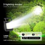 Rechargeable Mini COB LED Keychain Flashlight with Bottle Opener, Magnetic Base, Foldable Stand & Portable Emergency Work Light for Camping, Hiking, Car Repair and Outdoor Use