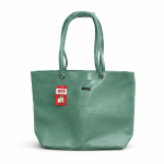 Mint Green Croc-Textured Tote Handbag | Women?s Stylish Shoulder Bag