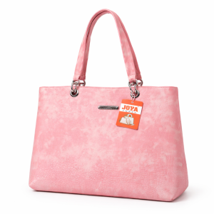 Pink Textured Tote Handbag for Women | Fashion Shoulder Bag for Everyday Use