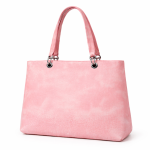 Pink Textured Tote Handbag for Women | Fashion Shoulder Bag for Everyday Use