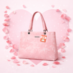 Pink Textured Tote Handbag for Women | Fashion Shoulder Bag for Everyday Use