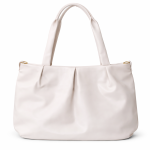 Women’s Sky Blue Soft PU Leather Shoulder Tote Bag with Double Handles, Spacious Handbag for Daily Use, Office, Travel & Casual Wear